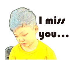 Yellow Boy The Playful sticker #12862193