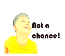 Yellow Boy The Playful sticker #12862198