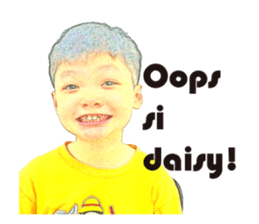 Yellow Boy The Playful sticker #12862200