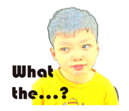 Yellow Boy The Playful sticker #12862201