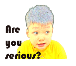 Yellow Boy The Playful sticker #12862202