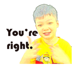 Yellow Boy The Playful sticker #12862204