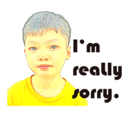 Yellow Boy The Playful sticker #12862209