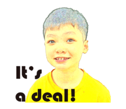 Yellow Boy The Playful sticker #12862211