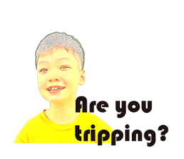 Yellow Boy The Playful sticker #12862212