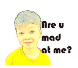 Yellow Boy The Playful sticker #12862217