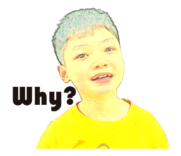 Yellow Boy The Playful sticker #12862219