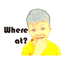 Yellow Boy The Playful sticker #12862220