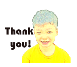 Yellow Boy The Playful sticker #12862221