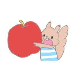 Squirrel&Cat sticker #12862544