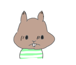 Squirrel&Cat sticker #12862546