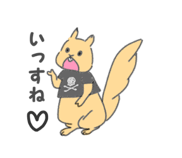 Squirrel&Cat sticker #12862574
