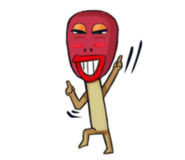 burning Match sticker #12862724