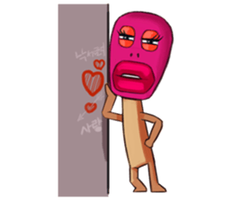 burning Match sticker #12862726