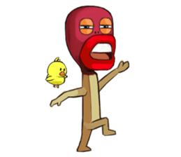 burning Match sticker #12862734