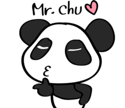 Pink Panda [Eng & Kor] sticker #12862867