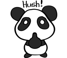 Pink Panda [Eng & Kor] sticker #12862870