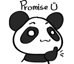 Pink Panda [Eng & Kor] sticker #12862871