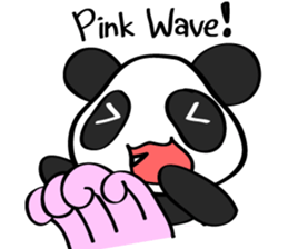 Pink Panda [Eng & Kor] sticker #12862873
