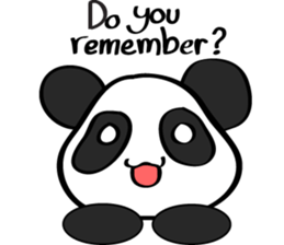 Pink Panda [Eng & Kor] sticker #12862874