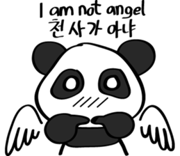 Pink Panda [Eng & Kor] sticker #12862875