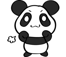 Pink Panda [Eng & Kor] sticker #12862876