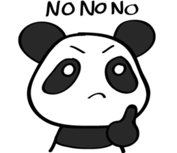 Pink Panda [Eng & Kor] sticker #12862887