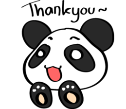Pink Panda [Eng & Kor] sticker #12862888