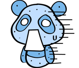 Pink Panda [Eng & Kor] sticker #12862890