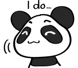 Pink Panda [Eng & Kor] sticker #12862891