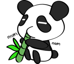 Pink Panda [Eng & Kor] sticker #12862896