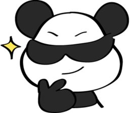 Pink Panda [Eng & Kor] sticker #12862898