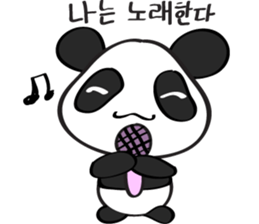 Pink Panda [Eng & Kor] sticker #12862899