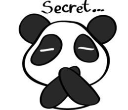 Pink Panda [Eng & Kor] sticker #12862901