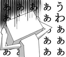 Man Of Square shape Sticker sticker #12862954