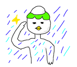 I hate rain sticker #12863217