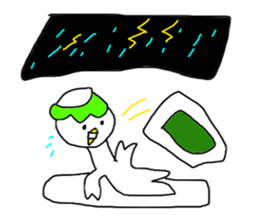 I hate rain sticker #12863218