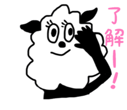 rabbit&sheep sticker #12863504