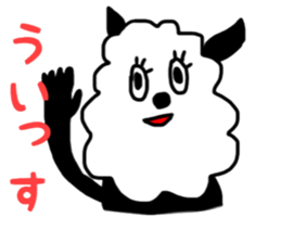 rabbit&sheep sticker #12863505