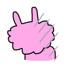 rabbit&sheep sticker #12863506