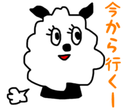 rabbit&sheep sticker #12863510