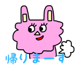 rabbit&sheep sticker #12863511