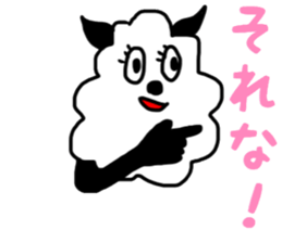 rabbit&sheep sticker #12863514