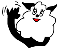 rabbit&sheep sticker #12863515