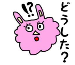 rabbit&sheep sticker #12863517