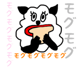 rabbit&sheep sticker #12863529