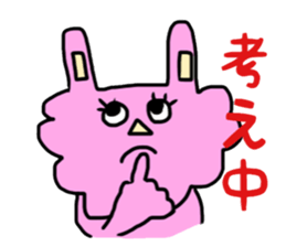 rabbit&sheep sticker #12863532