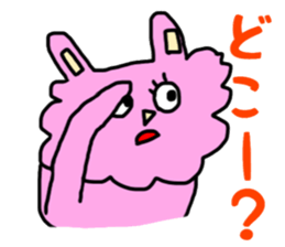 rabbit&sheep sticker #12863534