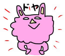 rabbit&sheep sticker #12863540