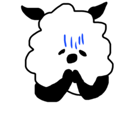 rabbit&sheep sticker #12863541